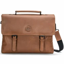 Farmhood Nashville Aktentasche XL 2 Fächer Leder 39 cm