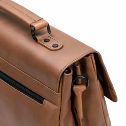 Farmhood Nashville Aktentasche XL 2 Fächer Leder 39 cm