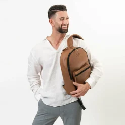 Farmhood Lederrucksäcke|Business-Rucksäcke<Nashville Business-Rucksack Leder 44 cm Laptopfach brown 2