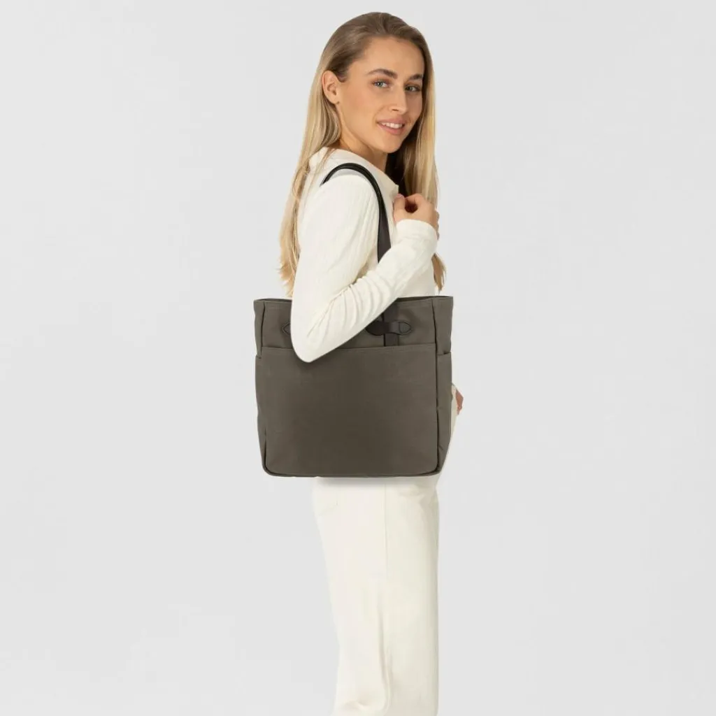 Filson Shopper|Schultertaschen<Luggage Twill Shopper Tasche Leder 35.5 cm otter green