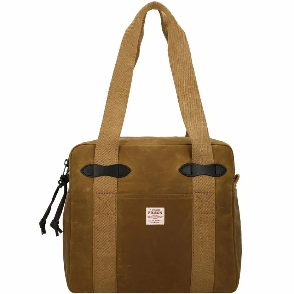 Filson Schultertaschen|Henkeltaschen<Tin Cloth Schultertasche 38 cm dark tan