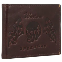 Fossil Herrengeldbörsen Querformat<Bronson Geldbörse Leder 11,5 cm dunkelbraun