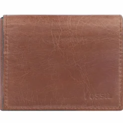 Fossil Herrengeldbörsen Querformat<Derrick Geldbörse Leder 10 cm brown