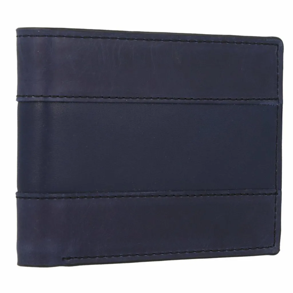 Fossil Herrengeldbörsen Querformat<Everett Geldbörse Leder 11 cm marine