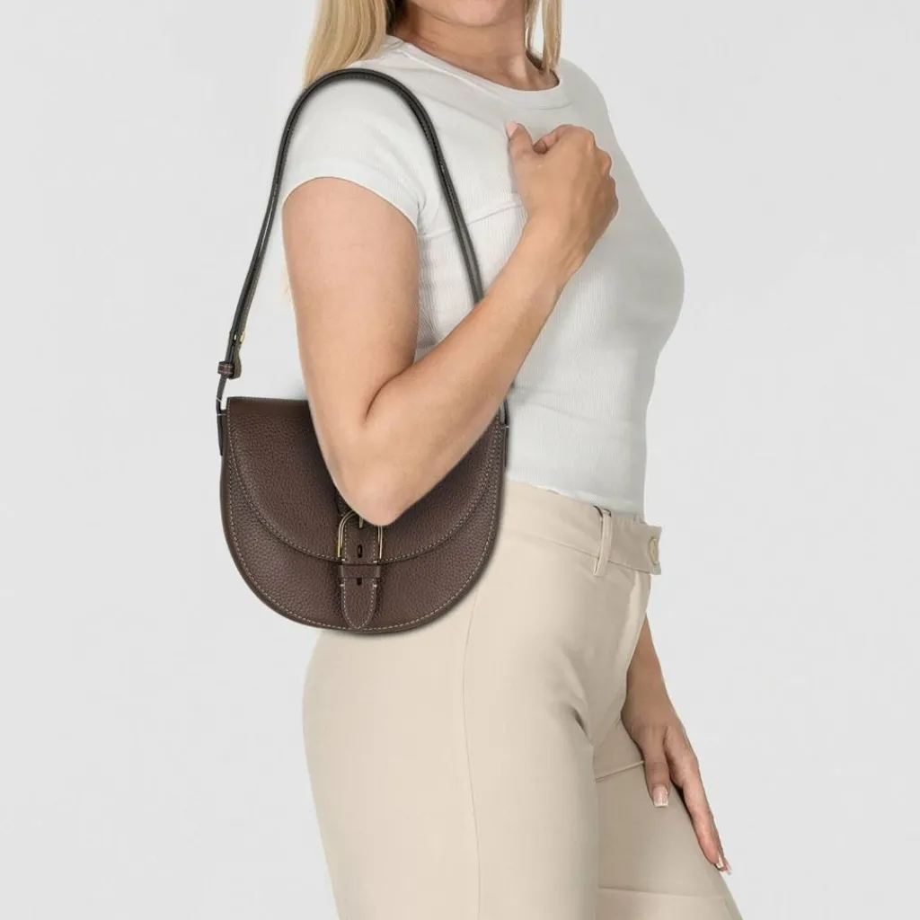 Best Fossil Everleigh Schultertasche Leder 22.5 cm braun