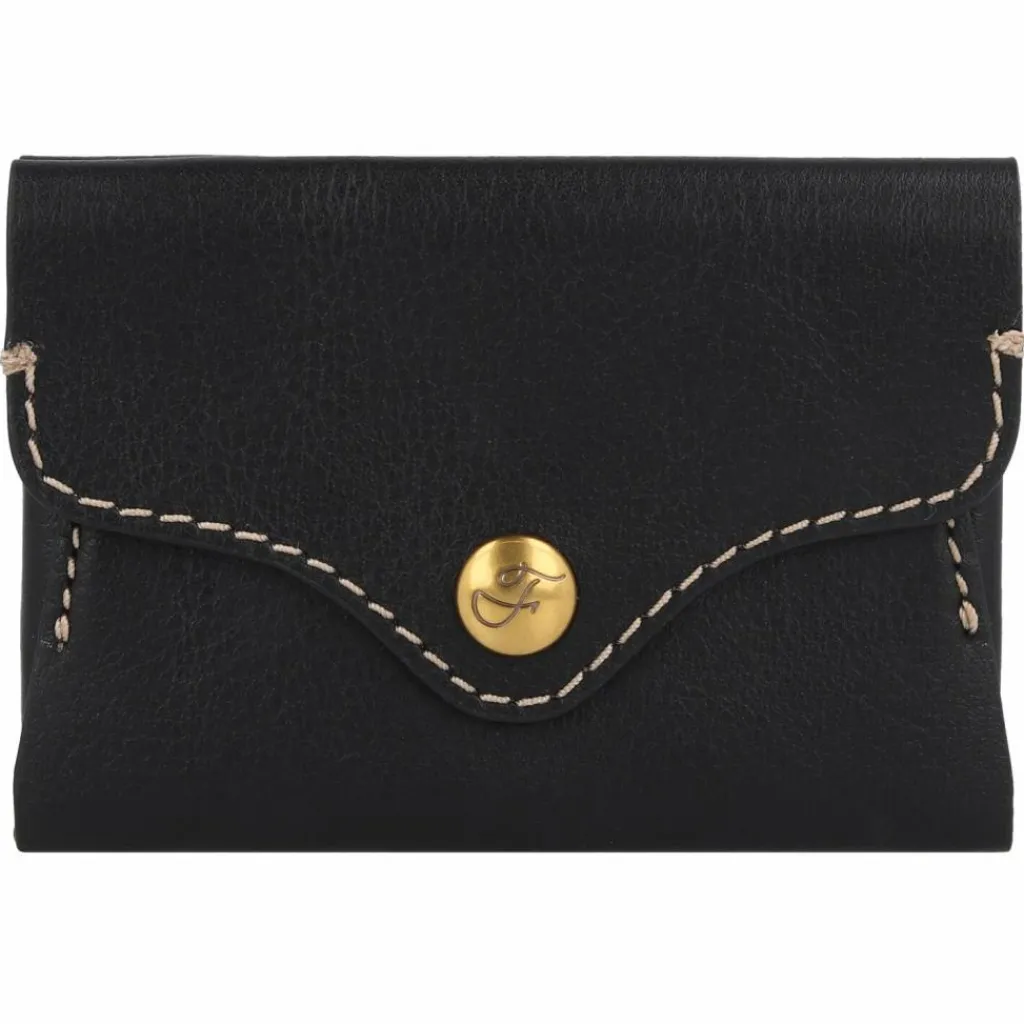 Hot Fossil Heritage Kreditkartenetui Leder 10 cm black