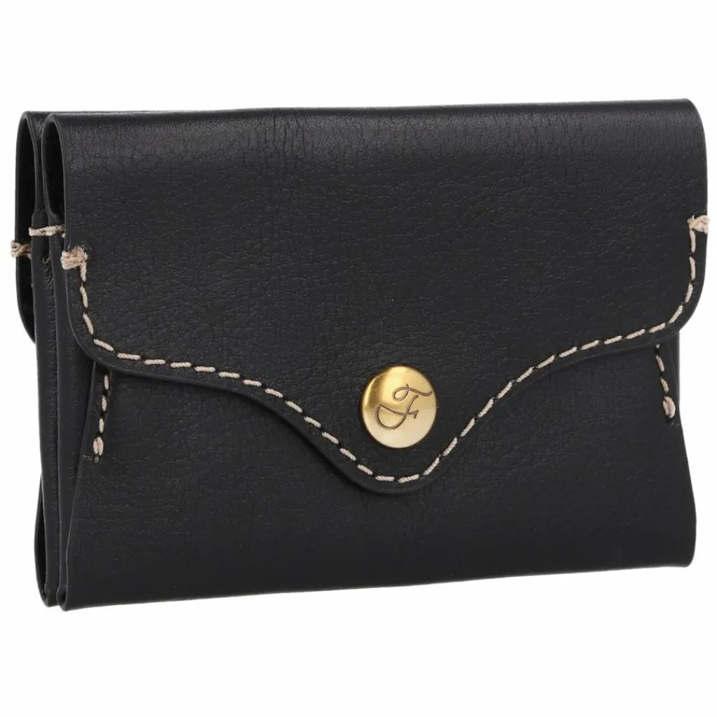Hot Fossil Heritage Kreditkartenetui Leder 10 cm black