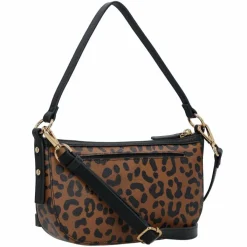 Discount Fossil Jolie Schultertasche Leder 21.5 cm black-leopard
