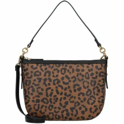 Outlet Fossil Jolie Schultertasche 28 cm black-leopard