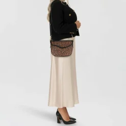 Outlet Fossil Jolie Schultertasche 28 cm black-leopard