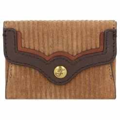 Fossil Visitenkartenetuis<Kreditkartenetui Leder 10 cm camel corduroy