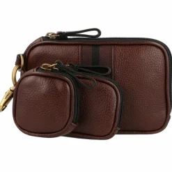 Hot Fossil Reiseetui Leder Set 3tlg. chestnut