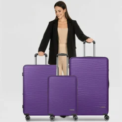 Franky Dallas 3.0 4 Rollen Kofferset 3-teilig mit Dehnfalte