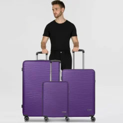 Franky Dallas 3.0 4 Rollen Kofferset 3-teilig mit Dehnfalte