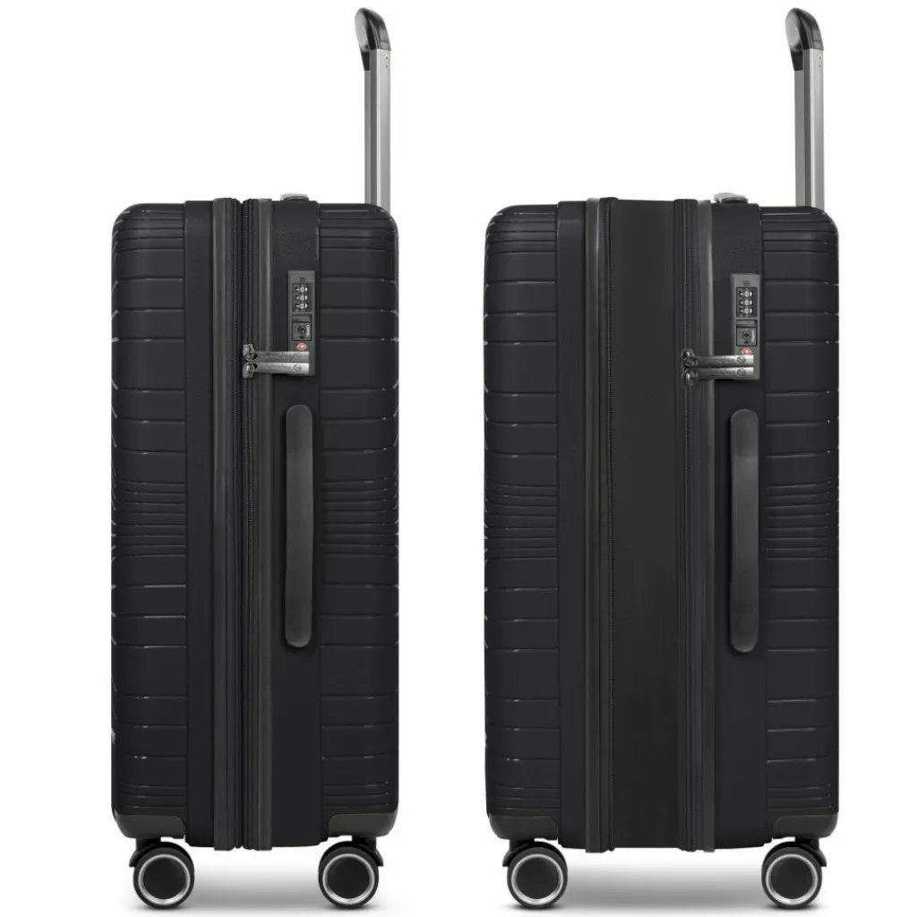 Online Franky Dallas 3.0 4 Rollen Kofferset 3-teilig mit Dehnfalte black