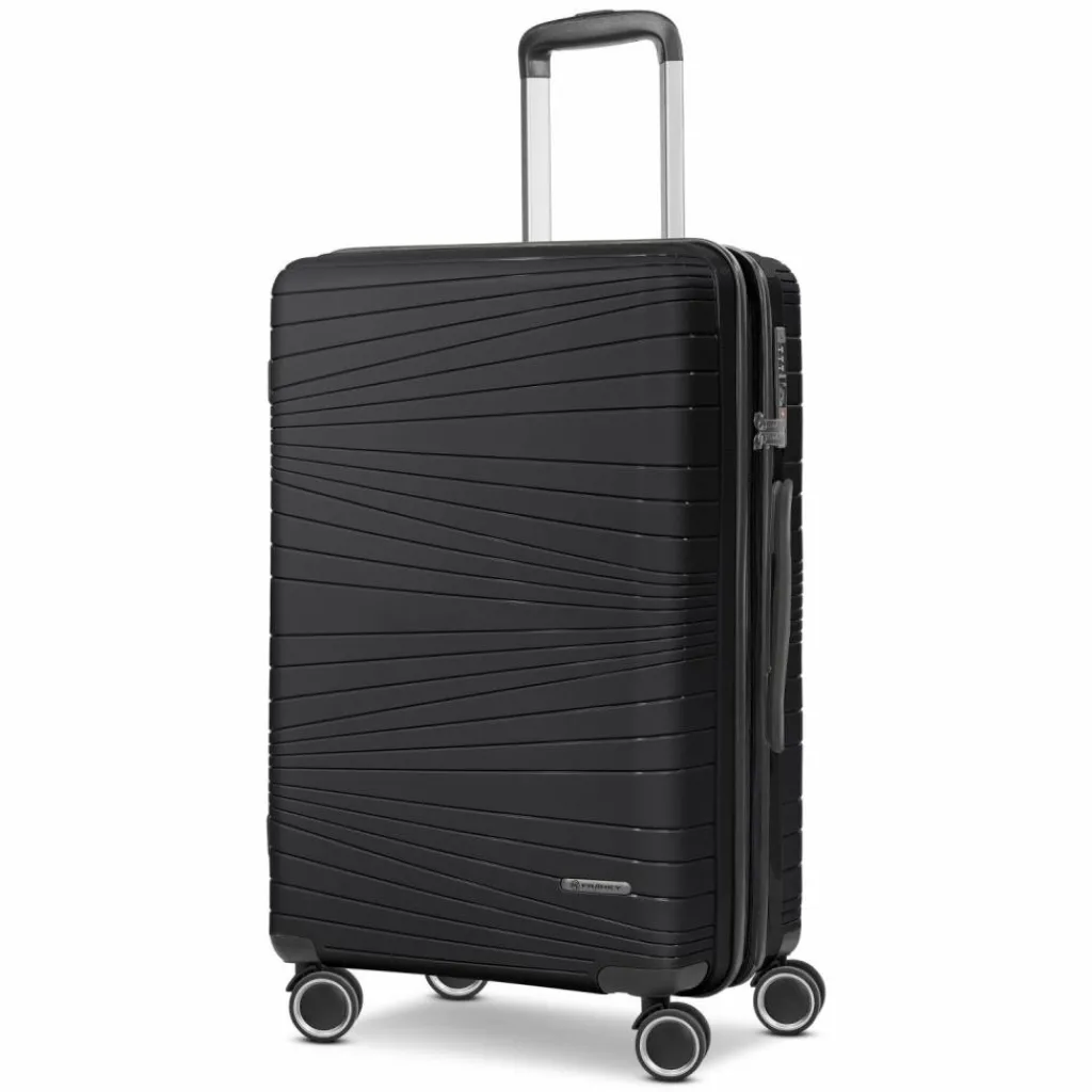 Online Franky Dallas 3.0 4 Rollen Kofferset 3-teilig mit Dehnfalte black