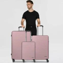 Franky Dallas 3.0 4 Rollen Kofferset 3-teilig mit Dehnfalte