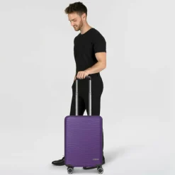 Franky Hartgepäck|4-Rollen Koffer<Dallas 3.0 4 Rollen Trolley S 55 cm purple
