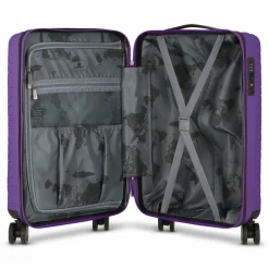 Franky Hartgepäck|4-Rollen Koffer<Dallas 3.0 4 Rollen Trolley S 55 cm purple