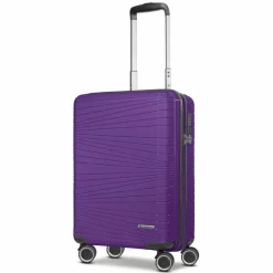 Franky Hartgepäck|4-Rollen Koffer<Dallas 3.0 4 Rollen Trolley S 55 cm purple