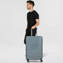 Clearance Franky Dallas 3.0 4 Rollen Trolley M 65 cm mit Dehnfalte grey