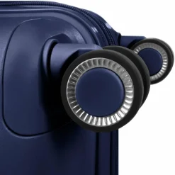 Hot Franky London 4 Rollen Kabinentrolley S 55 cm mit Dehnfalte dark blue
