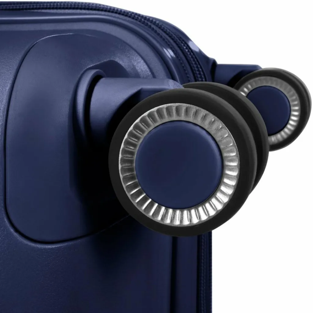 Hot Franky London 4 Rollen Kabinentrolley S 55 cm mit Dehnfalte dark blue