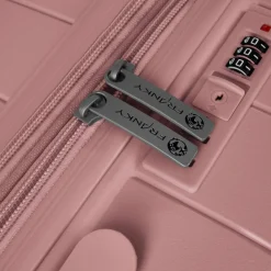 Franky Koffersets Als Hartgepäck|Koffersets 3-Teilig<London 4 Rollen Kofferset 3-teilig mit Dehnfalte rose
