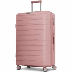 Hot Franky London 4 Rollen Trolley L 74 cm mit Dehnfalte rose