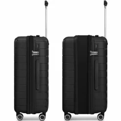 Franky London 4 Rollen Trolley M 65 cm mit Dehnfalte