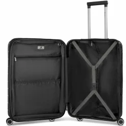 Franky London 4 Rollen Trolley M 65 cm mit Dehnfalte