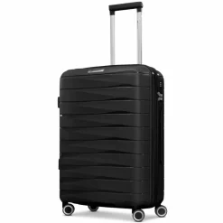 Franky London 4 Rollen Trolley M 65 cm mit Dehnfalte