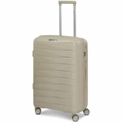 Sale Franky London 4 Rollen Trolley M 65 cm mit Dehnfalte beige
