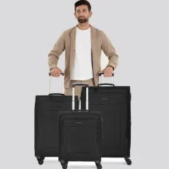 Franky Melbourne 3.0 4-Rollen Kofferset 3tlg. mit Dehnfalte