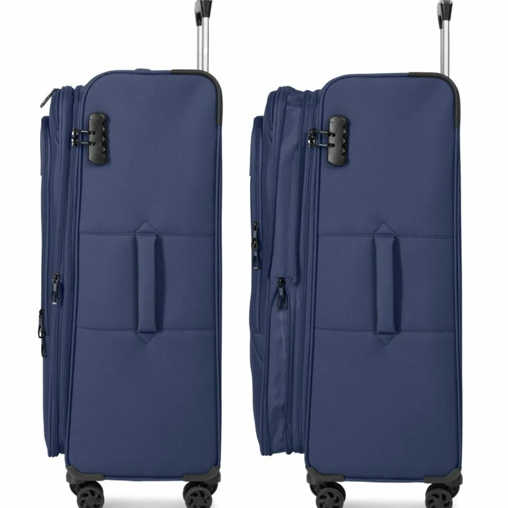 Franky Melbourne 3.0 4-Rollen Trolley 79 cm mit Dehnfalte dark blue