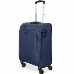 Franky Weichgepäck Kabinengepäck|4-Rollen Kabinentrolleys<Melbourne 3.0 4-Rollen Kabinentrolley 55 cm dark blue