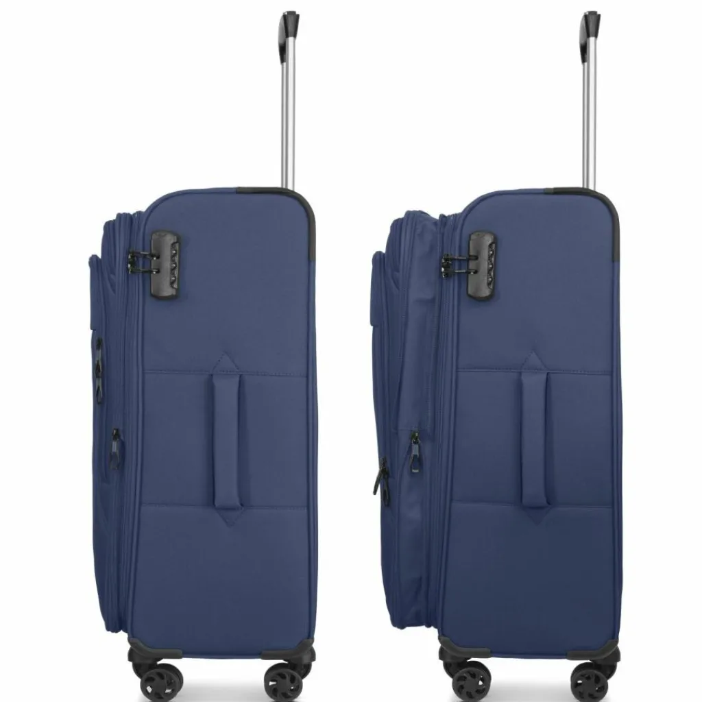 Best Franky Melbourne 3.0 4-Rollen Kofferset 3tlg. mit Dehnfalte dark blue