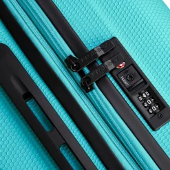 Outlet Franky Munich 4.0 4 Rollen Kabinentrolley S 53 cm mit Dehnfalte aqua dull