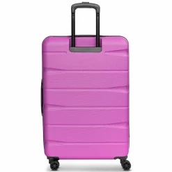 Franky Hartgepäck|4-Rollen Koffer<Munich 4.0 4 Rollen Trolley L 76 cm mit Dehnfalte pink dull