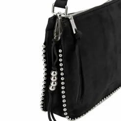 FredsBruder Umhängetaschen<All About Beads Umhängetasche Leder 28 cm black