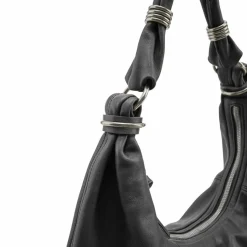 FredsBruder Schultertaschen<Always With You Schultertasche Leder 48 cm black