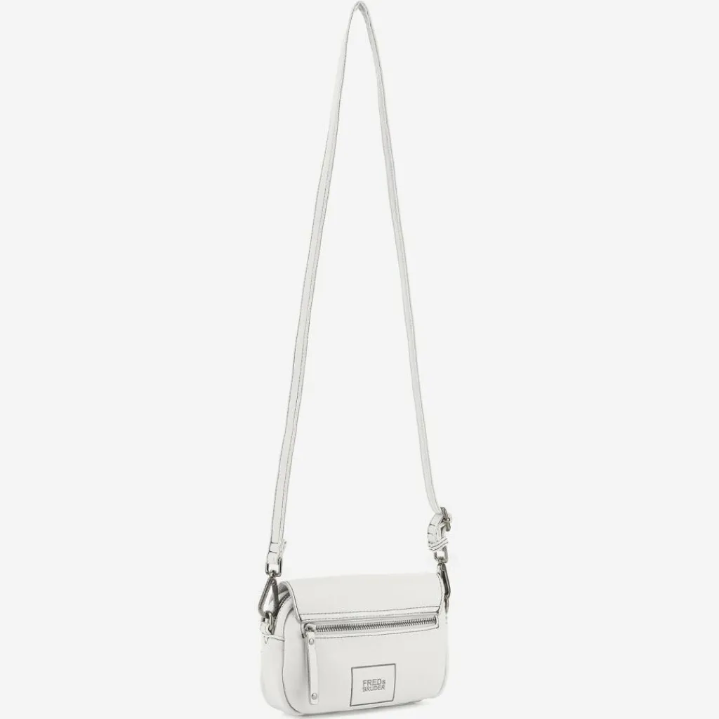 Hot FredsBruder Bestie Umhängetasche Leder 20 cm oat milk