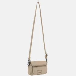 FredsBruder Umhängetaschen<Bestie Umhängetasche Leder 20 cm powder taupe