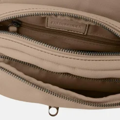 FredsBruder Umhängetaschen<Bestie Umhängetasche Leder 20 cm powder taupe