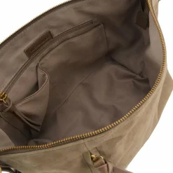 FredsBruder Beyond Schultertasche Leder 37.5 cm taupe