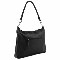 New FredsBruder Calm Schultertasche Leder 41 cm black