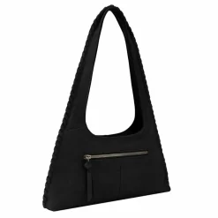 FredsBruder Henkeltaschen|Schultertaschen<Calm Schultertasche Leder 33 cm black