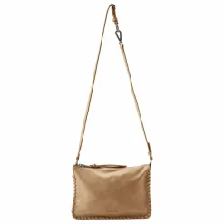 FredsBruder Umhängetaschen<Calm Umhängetasche Leder 27 cm milk coffee