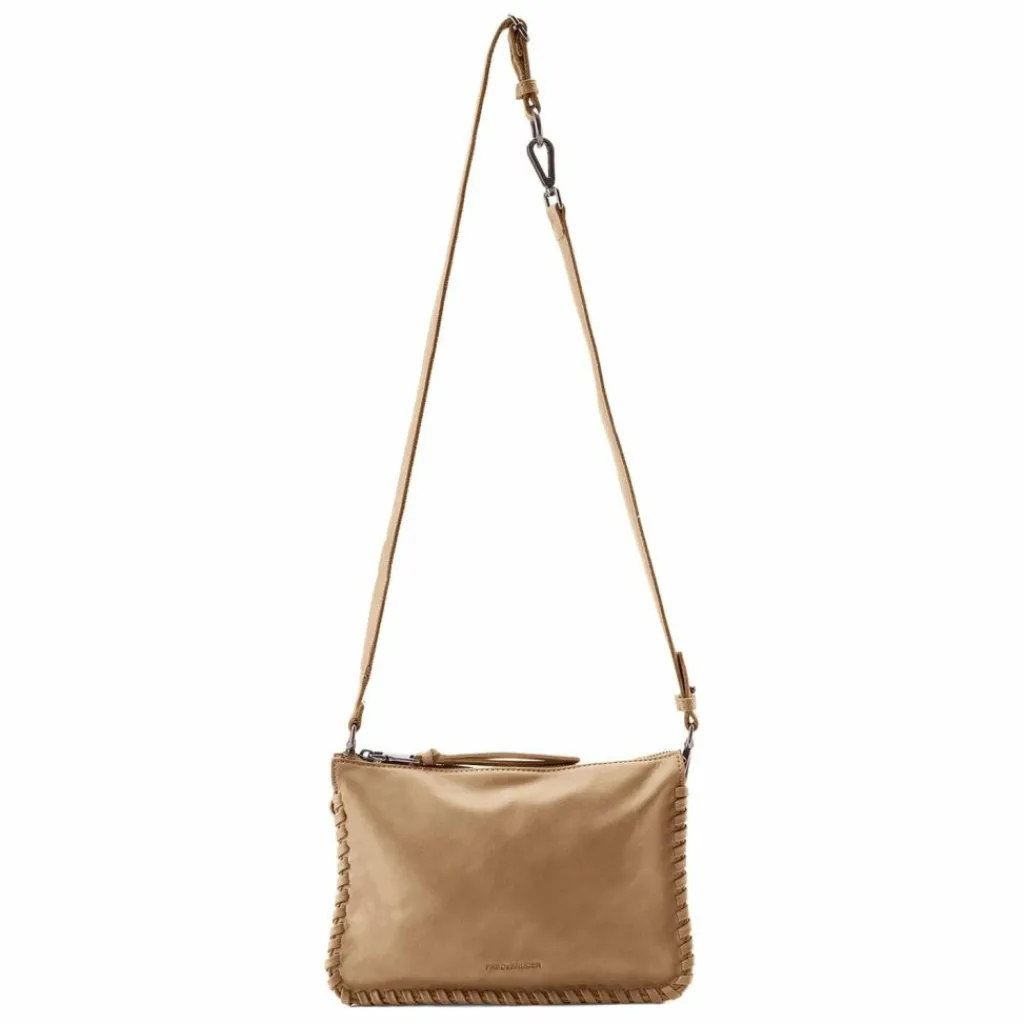 FredsBruder Umhängetaschen<Calm Umhängetasche Leder 27 cm milk coffee