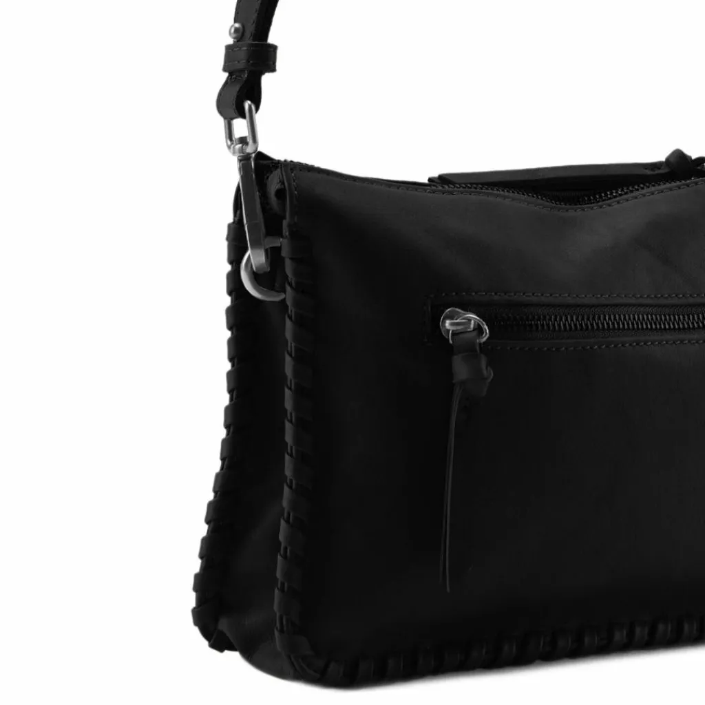 Online FredsBruder Calm Umhängetasche Leder 27 cm black
